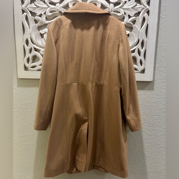 Anne Klein Single Breasted Wool Blend Coat - Picture 3 of 6